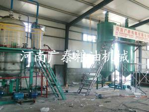 新疆菜籽油精炼设备安装现场5 